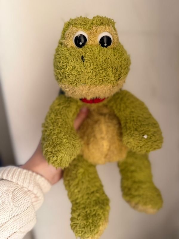Peluche de Tortuga Verde con Ojos Grandes