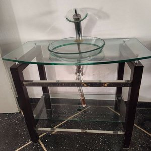 Lavatorio Completo de Vidrio con Mueble - imagen 2