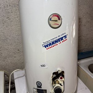 Termotanque Warner's de Cobre 60 Litros con Válvula Rota - imagen 2