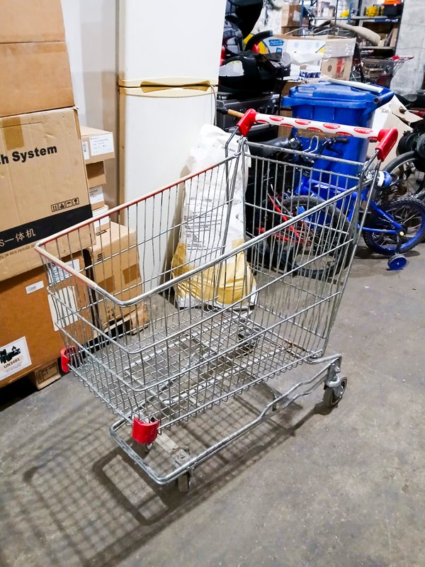 Carro de supermercado rojo para la venta - imagen 2