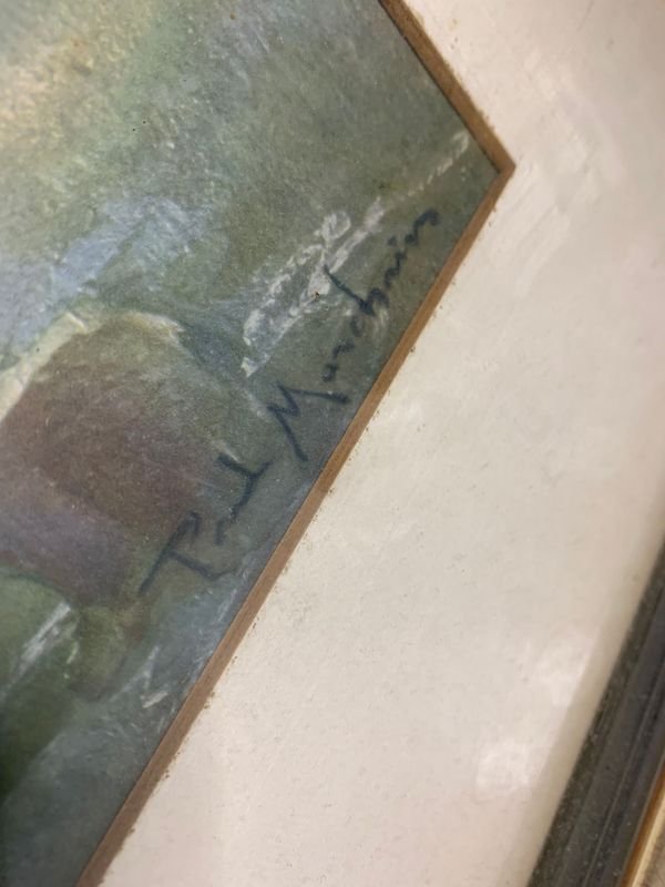Lamina motivo marino, grande - Pintura al agua - imagen 3