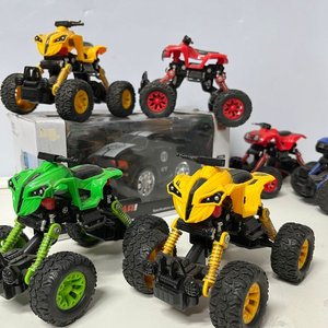 7 Cuatriciclos de Colores y Auto a Control Remoto "Best Cartoon Car" - imagen 2