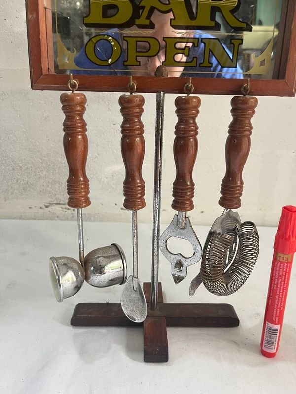 Juego para barman: Equipo de juego para barmán con herramientas y accesorios - imagen 8