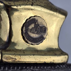 Cenicero de Bronce con Busto de Lincoln y Sello de Washington D.C. - imagen 4