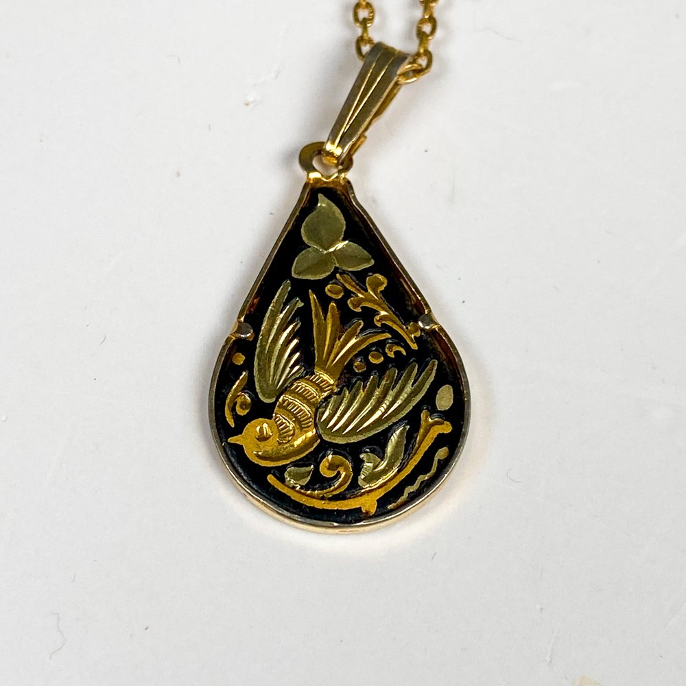 Cadena de Oro con Pendiente y Claspe - imagen 2