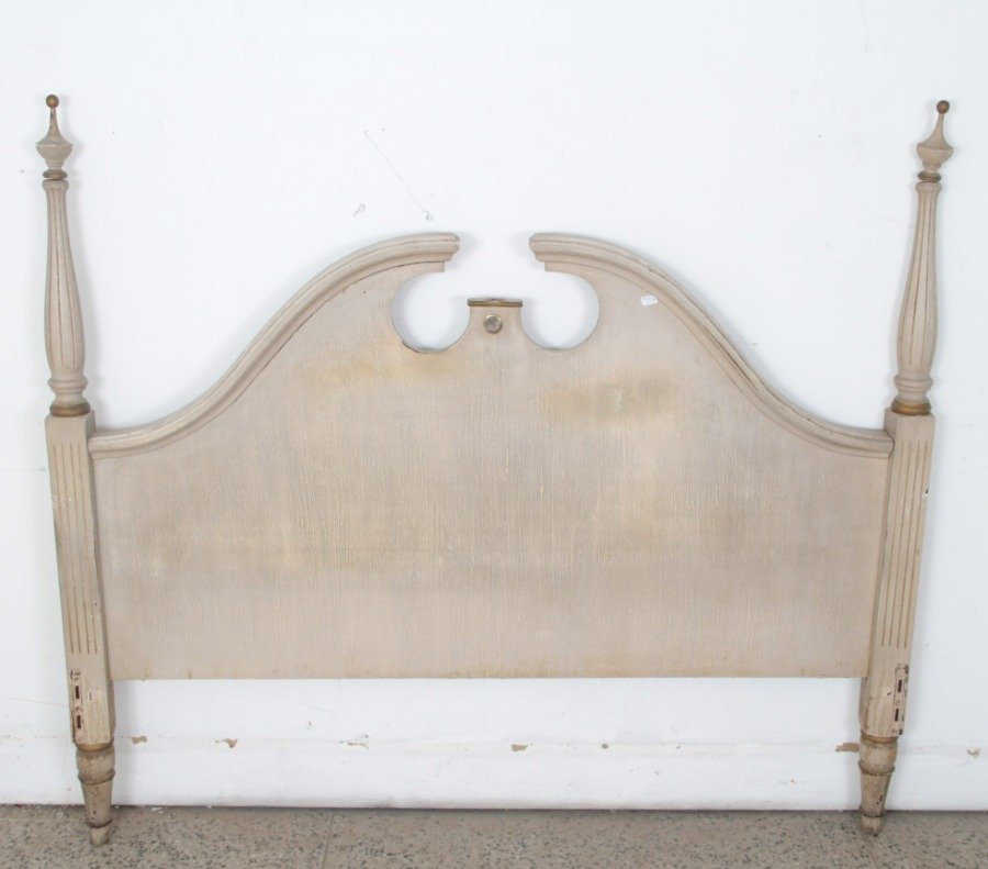 Headboard Sheraton estilo, patinado, en buen estado - imagen 2