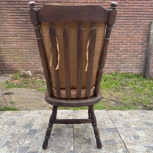 Butaca de Madera con Almohadones Estilo Clásico - imagen 3