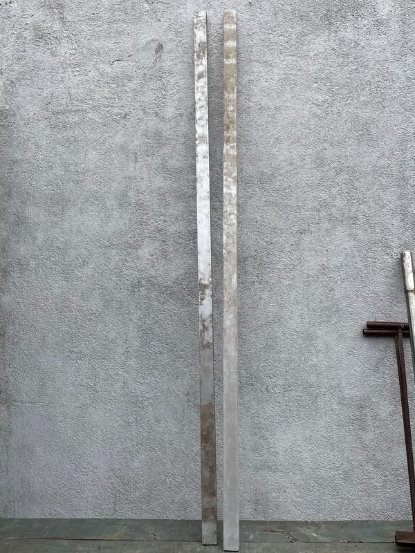 Juego de 2 Reglas de Aluminio para Albañilería