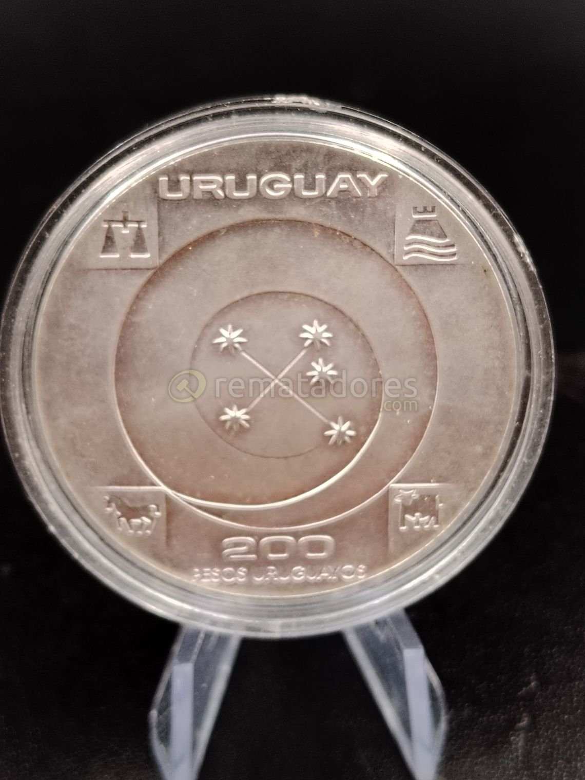 Moneda Conmemorativa Uruguay 200 Pesos Uruguayos 1999