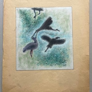 Obra "Teros" de José Cuneo, Pastel sobre Papel - imagen 2