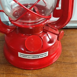 Farol a Querosene Rojo Nuevo Completo - imagen 5