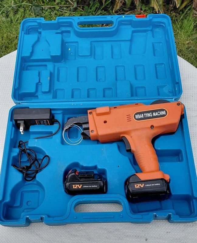Máquina Atadora de Varillas Inalámbrica 12V con Batería y Cargador