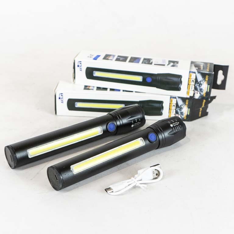 2 Linternas funciona - Medidas: 17cm