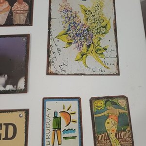 Lote de 8 Chapas Vintage: John Deere, BMW, Branca, Uruguay y más - imagen 4