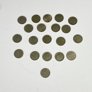 Veinte Monedas Uruguayas de Plata "Chanchitas" 20 Centésimos - imagen 2