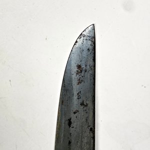 Cuchillo de Acero J.M. Mailhos Cazador a la Punta, Cabo de Baquelita Negra - imagen 4