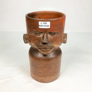 Florero de Cerámica con Rostro Humano, 20 cm - imagen 2