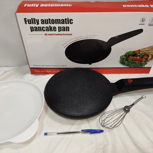 Panquequera Eléctrica Automática Nueva en Caja con Batidor y Plato - imagen 4