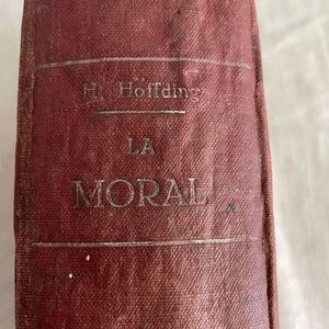 Lote anterior: Libro "La Moral" de H. Hoffding, Edición Alemana