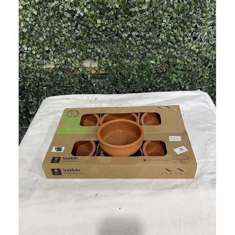 Set de 6 Cazuelas de Terracota Redondas