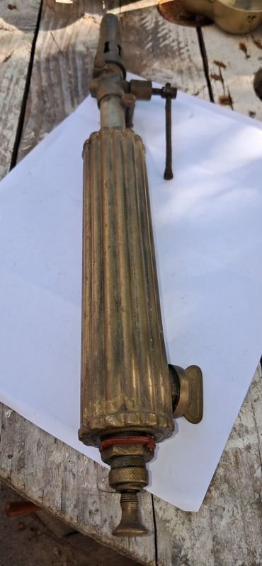 Soplete antiguo de bronce para venta - imagen 1