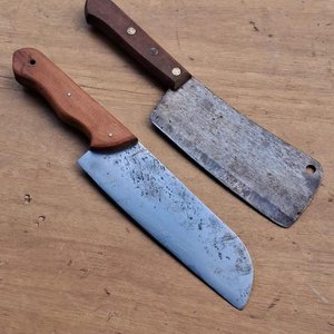 Juego de 2 Cuchillas de Cocina con Mangos de Madera - imagen 4