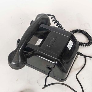 Teléfono Antiguo de Baquelita Negro - imagen 2