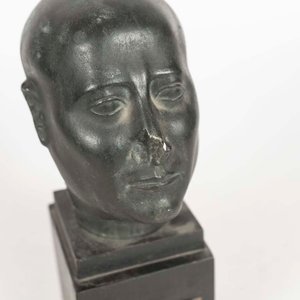 Escultura Egipcia "Cabeza Verde" Última Gran Dinastía - imagen 2
