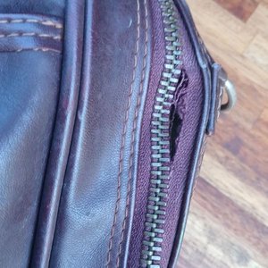 Bolso de Viaje Vintage Samsonite de Cuero Marrón - imagen 5