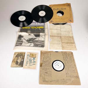 Lote de Colección: Discos Antiguos, Postales, Diario y Documento Histórico del Partido Nacional - imagen 2