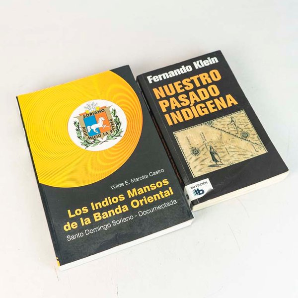 2 Libros: Nuestro Pasado Indígena (Fernando Klein) y Los Indios Mansos de la Banda Oriental - imagen 1