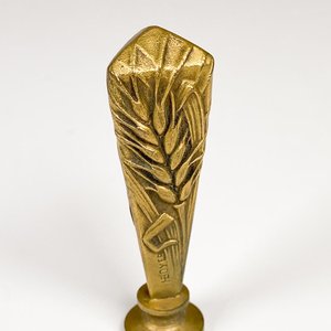 Lote anterior: Matasellos de Bronce Decorado con Espigas, Firmado H. Boyer