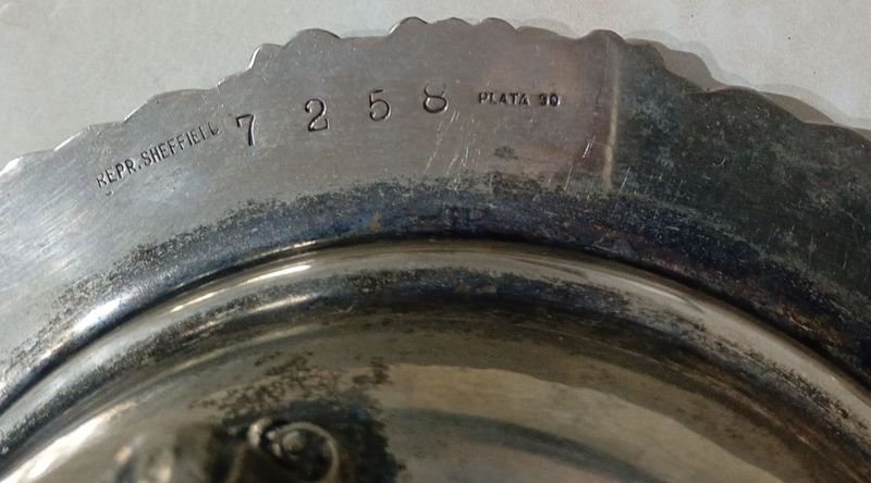 Centro de Mesa de Plata 900, Tres patitas. - Accesorios para el hogar - imagen 3