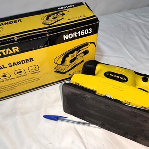 Lijadora Orbital Norstar 150W Nueva en Caja con Accesorios - imagen 5