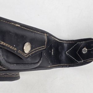 Cinto Gaucho de Cuero Negro con Hebilla Maesa - imagen 6