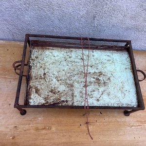 Bandeja de Camping con Soporte de Hierro - imagen 3