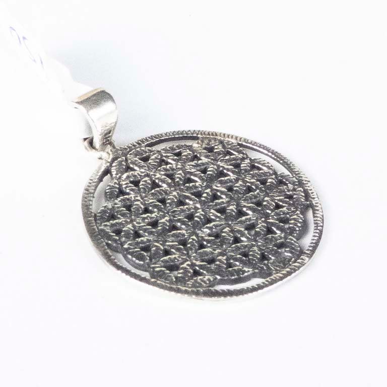 Dije de plata con cadena y pendiente - imagen 2