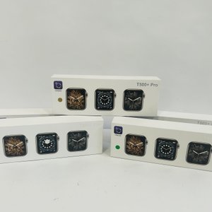 Cinco Smartwatches T500+ Pro: Negro, Blanco y Rosa - imagen 3