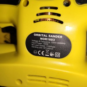 Lijadora Orbital Norstar 150W Nueva en Caja con Accesorios - imagen 6