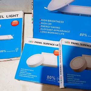Lote de 7 Lámparas LED Tipo Panel de Luz (12, 18 y 24W) - imagen 4