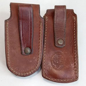 Estuches de Cuero para Navaja/Cartuchos y Parche Ruso - imagen 4