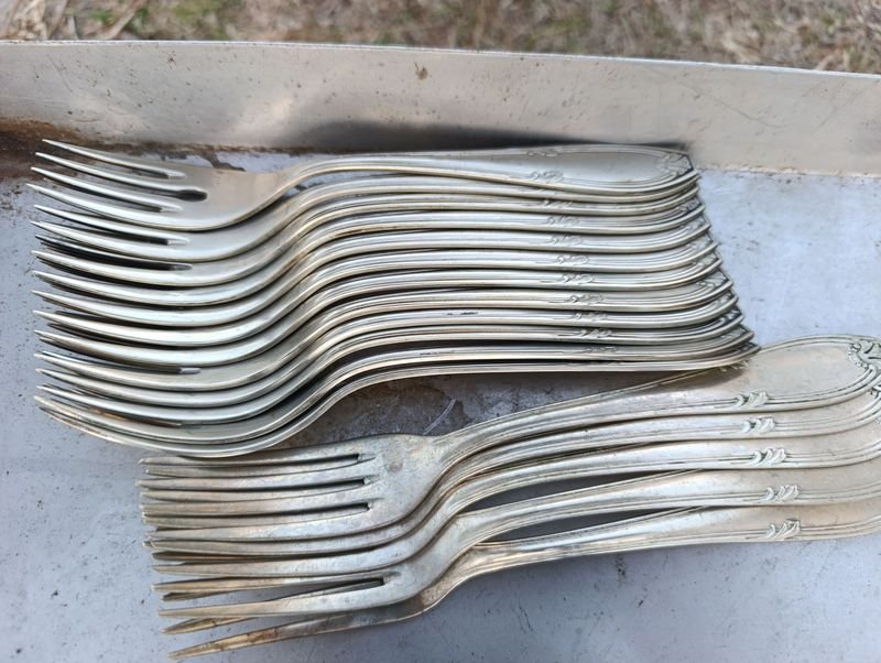 Cubiertos de Plata en Buen Estado - imagen 2