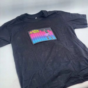 Lote siguiente: Remera Negra Audio Rítmica Talle XL
