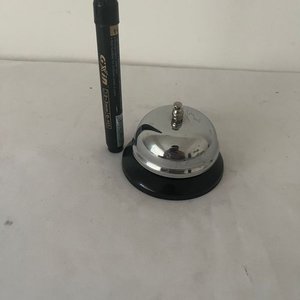 Timbre de Servicio Metálico con Base Negra - imagen 2