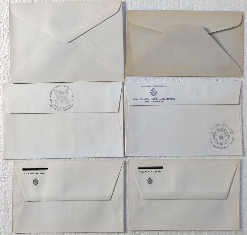 Colección de Sobres Primer Día Uruguayanos Relativos a Barcos - imagen 2