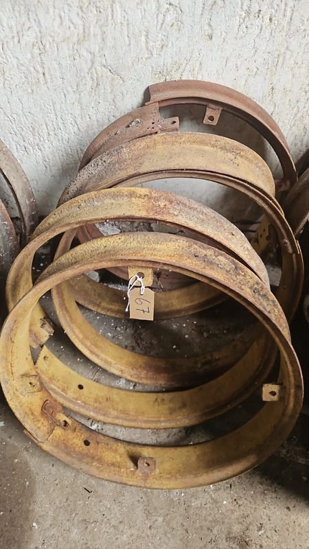 Lote de 5 Aros Metálicos Oxidados