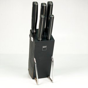 Set de 5 Cuchillas con Soporte Negro - imagen 5