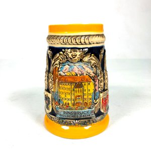 Jarra de Cerveza de Porcelana con Motivo de Ciudad - 15 cm - imagen 3