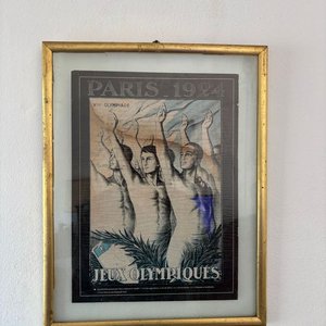 Afiche Enmarcado Juegos Olímpicos París 1924 - Uruguay - imagen 2
