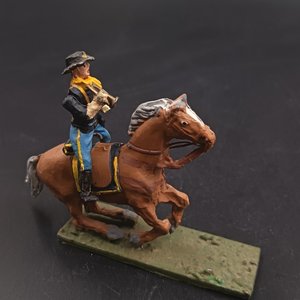 Figura de Caballería Oficial USA Mignot Francia - imagen 3